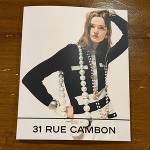 CHANEL 31 Rue Cambon Black and White Fashion Magazine